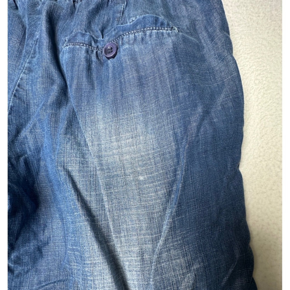 Cloth & Stone Tencel Lyocell Denim Jogger Pants Blue Drawstring Size Small - Picture 10 of 10